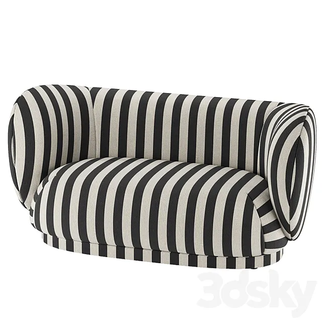 Rico Sofa 2 Louisiana by Ferm LIVING 3D Model