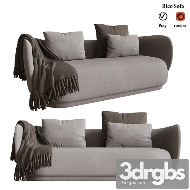Rico Sofa 3D Model Free