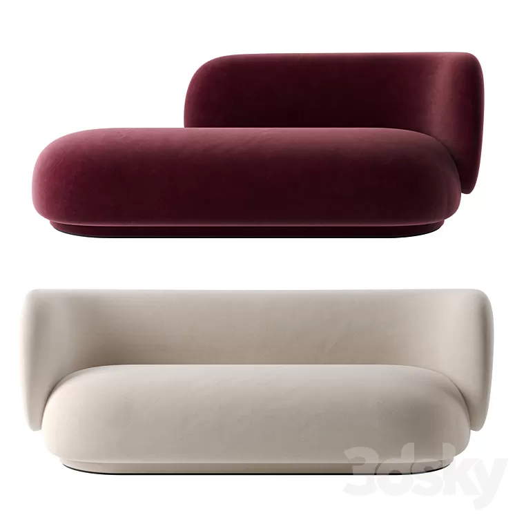 Rico sofa by Ferm Living 3D Model