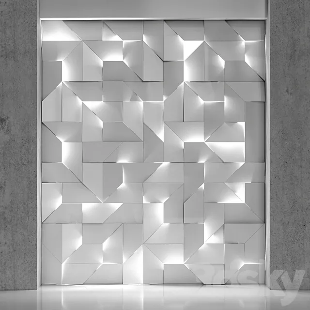 Rifinitura IQ 3d panels 3DModel