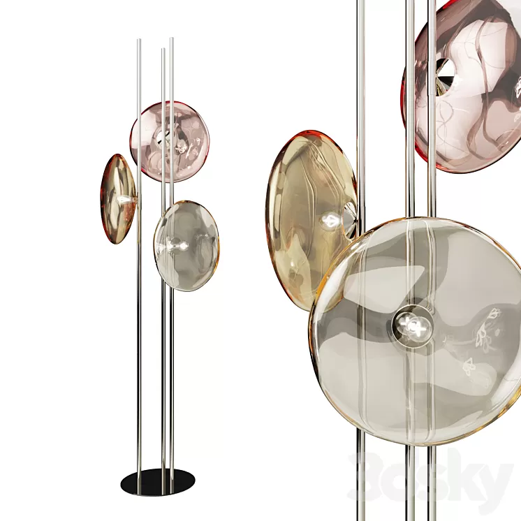 Riflessi Nubola Floor Lamp 3D Model
