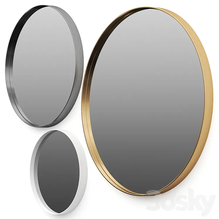 RIFLESSO Mirror by DE CASTELLI 3D Model Free