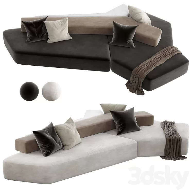Rift Sofa 3D Model