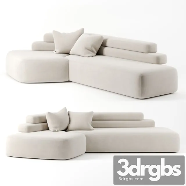 Rift Sofa by Moroso 3D Model Free
