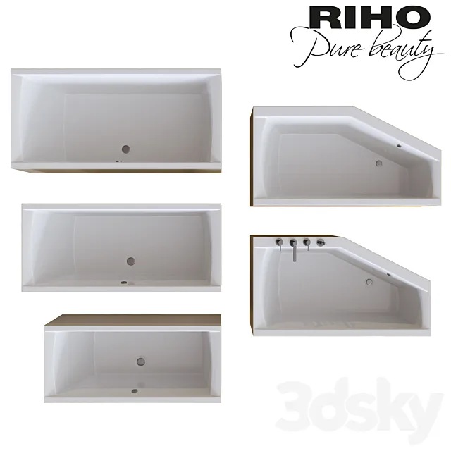 RIHO baths + Newform bath _ shower mixer 3DModel