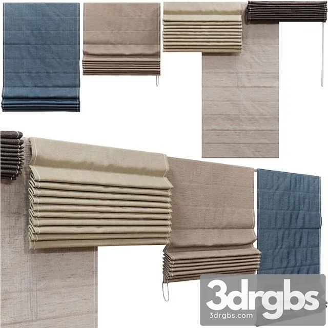 Rim Curtain Set 2 3D Model Free