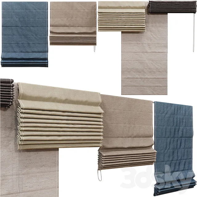 Rim_curtain_set 3D Model