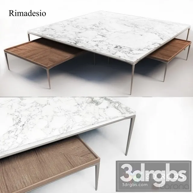 Rimadesio Coffee Table 3D Model Free