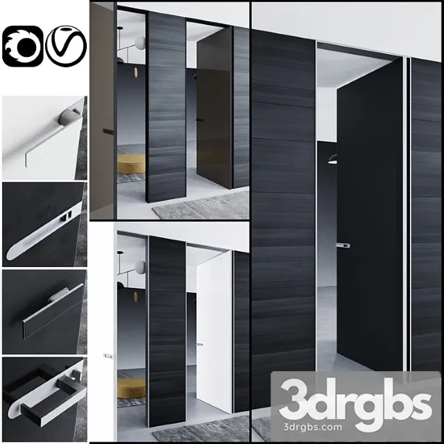 Rimadesio doors aura   doors for office and home 3D Model Free