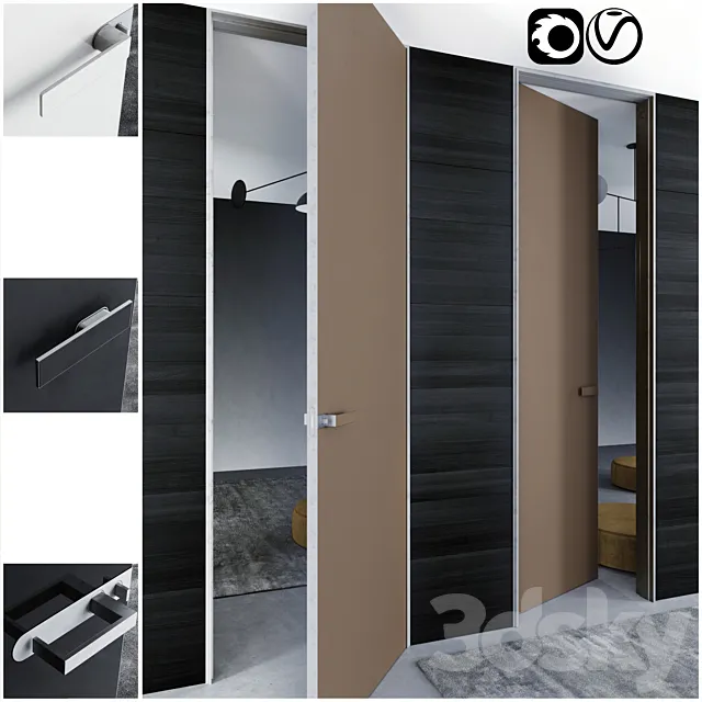 Rimadesio doors Link _ doors for office and home 3D Model
