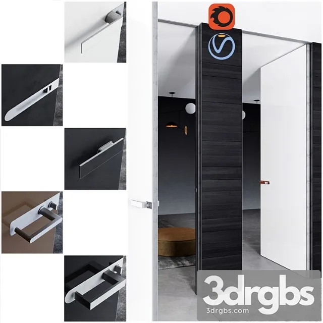 Rimadesio doors moon   doors for office and home 3D Model Free