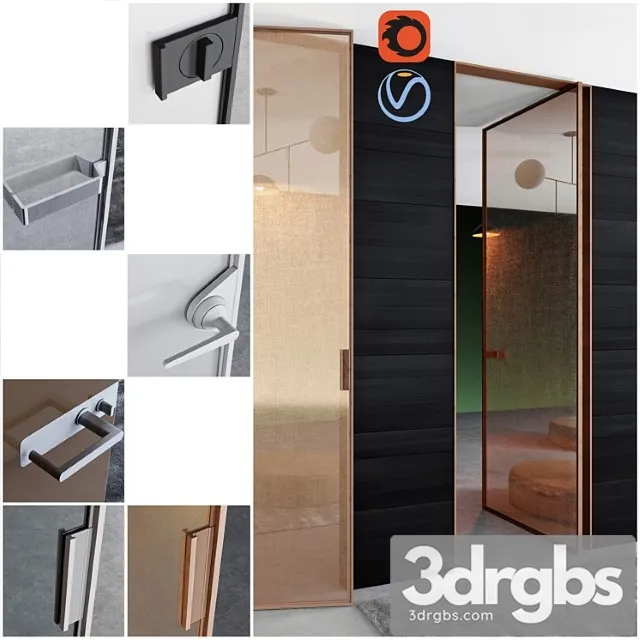 Rimadesio Doors Vela 1 Dveri Dlia Ofisa I Doma 1 3D Model Free