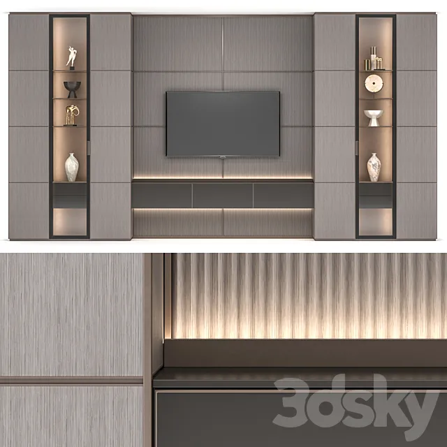 Rimadesio Modulor TV group 3DModel