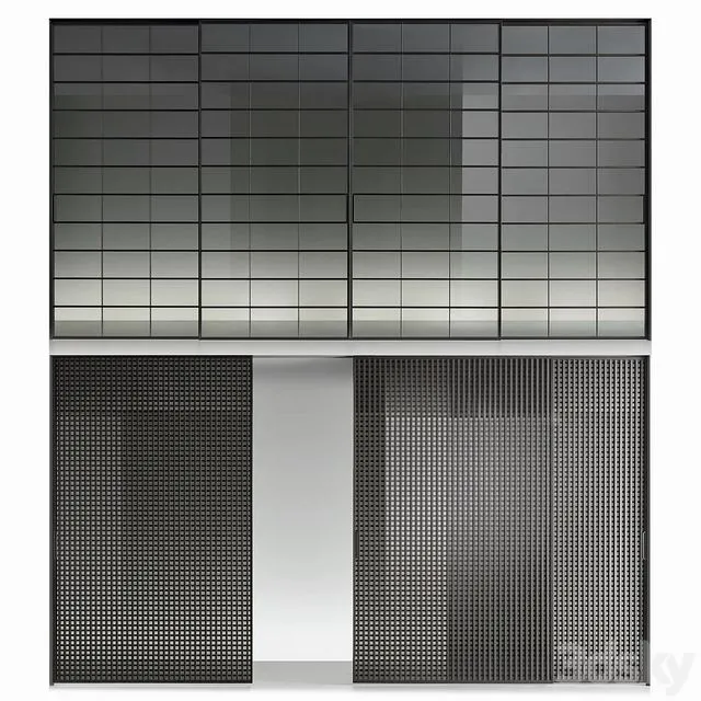 Rimadesio sliding doors 3D Model