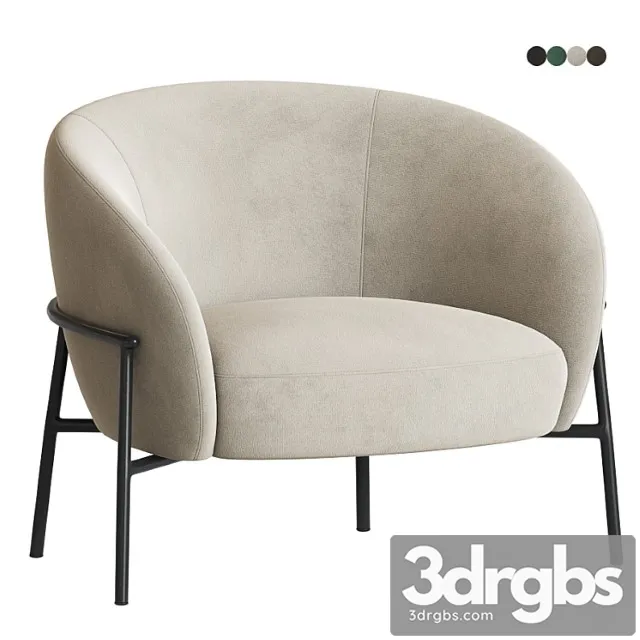 Rimo Lounge Chair Parla 1 3D Model Free