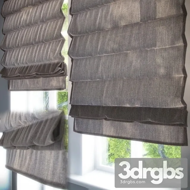 Rimskaya Shtora Curtain 3D Model Free