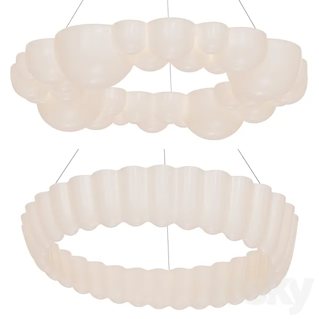 Ring Chandeliers ODDLY 3D Model