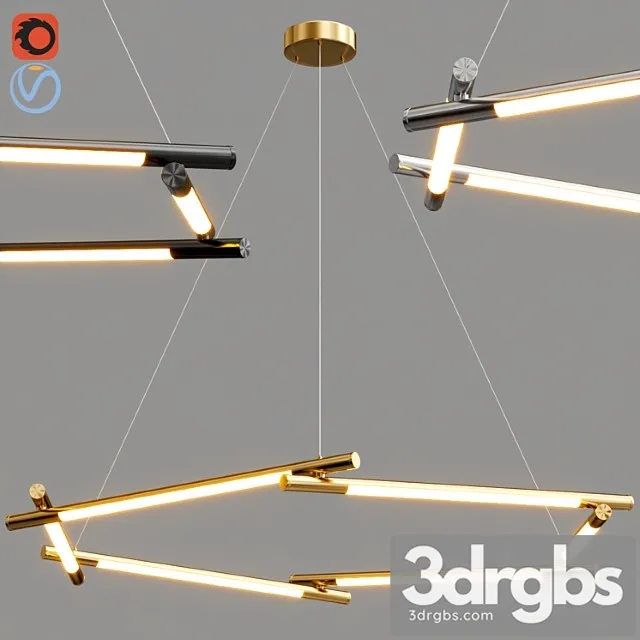 Ring formation chandelier