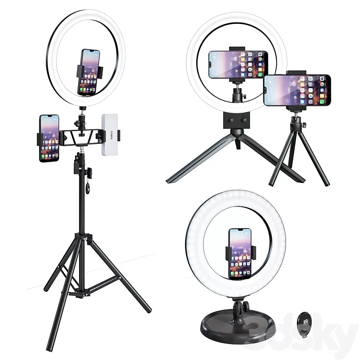Ring lamp 3D Model