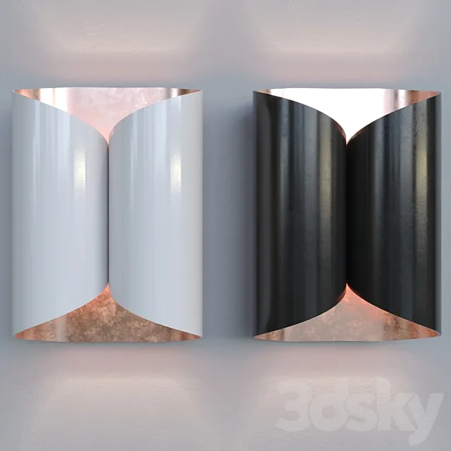 Ringlet Sconce 2 Types 3DModel