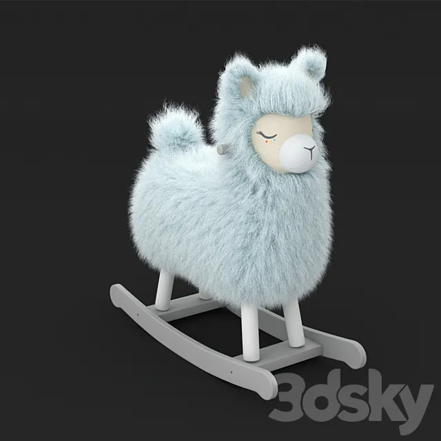 Rio rocking llama 3D Model