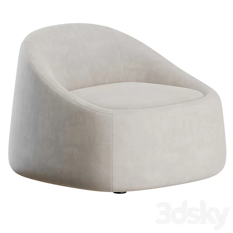 Ripamonti Armchair by DePadova 3D Model Free