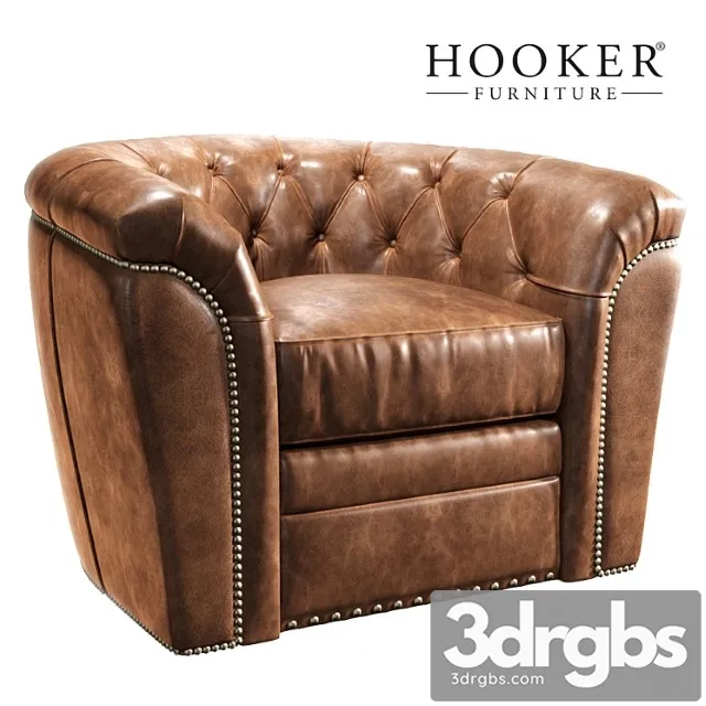 Ripley swivel club chair 3D Model Free