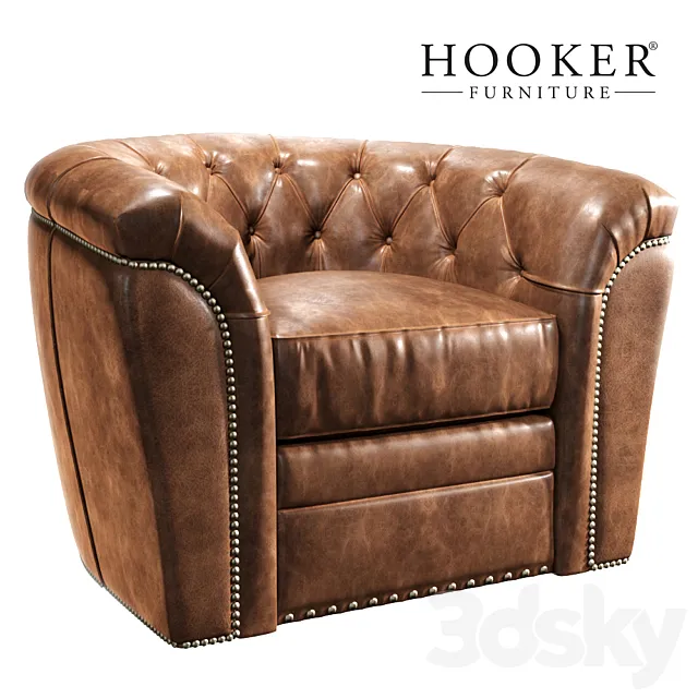 Ripley Swivel Club Chair 3DModel