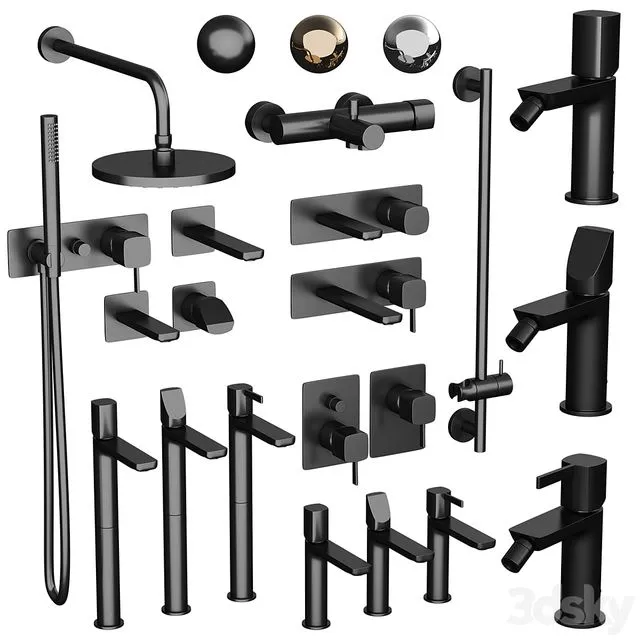 Ritmonio Haptic Faucets set 3D Model