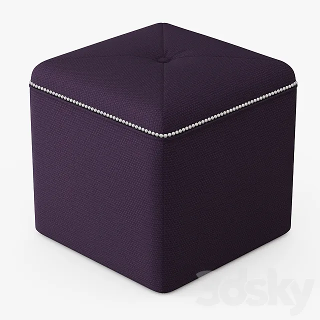 Ritz Cube Ottoman 3DModel