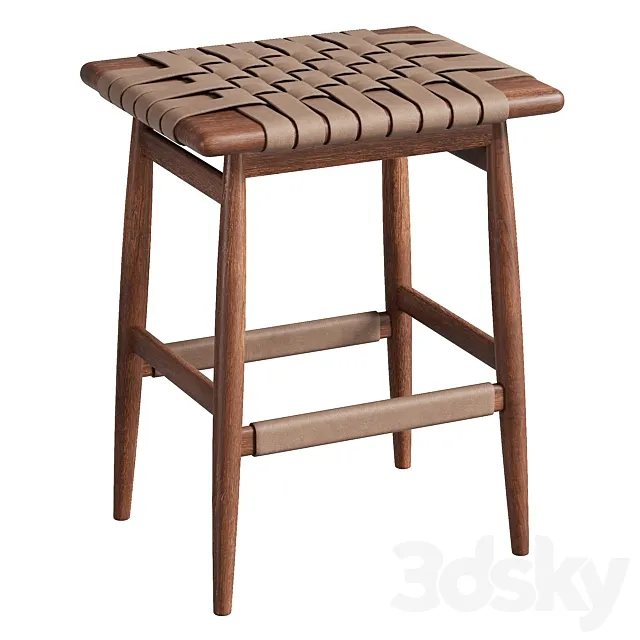 Ritzwell Mo Bridge Stool 3D Model