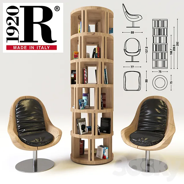 Riva 1920 CREUS and TORRE LIGNEA 3D Model