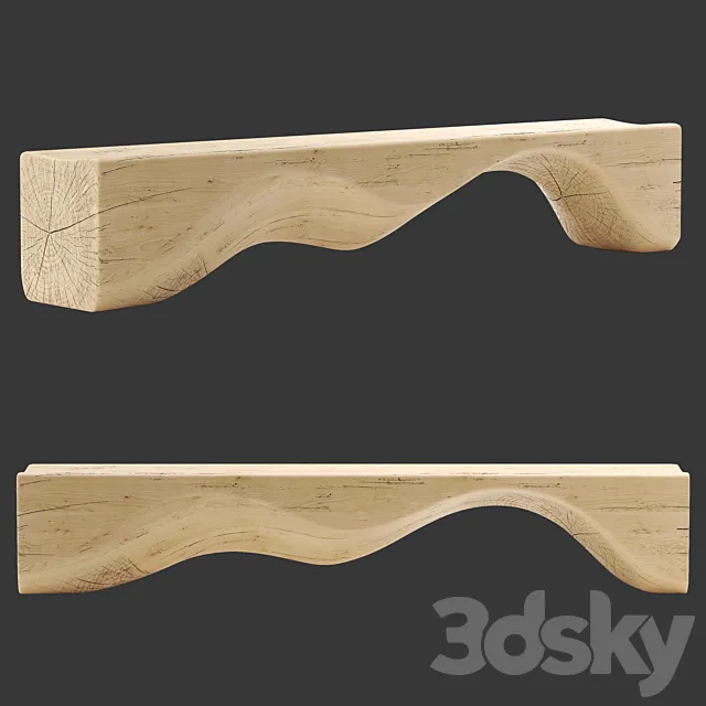 Riva 1920 - Mountains Bench 3DModel