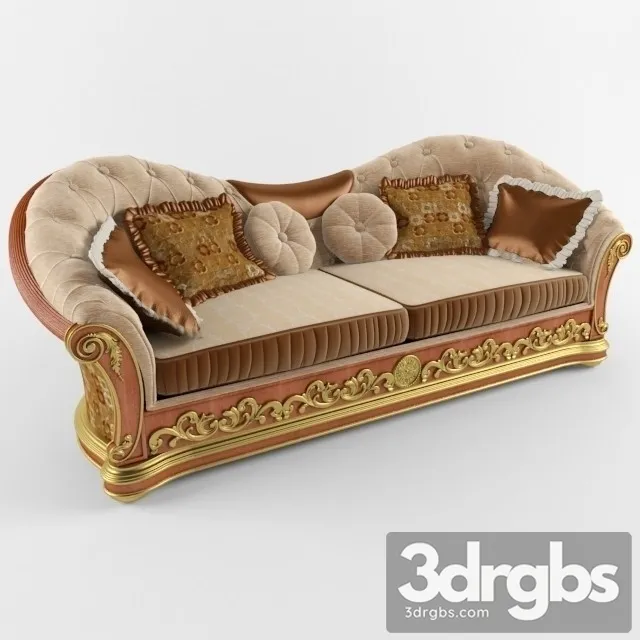 Riva Divan Sofa 3D Model Free