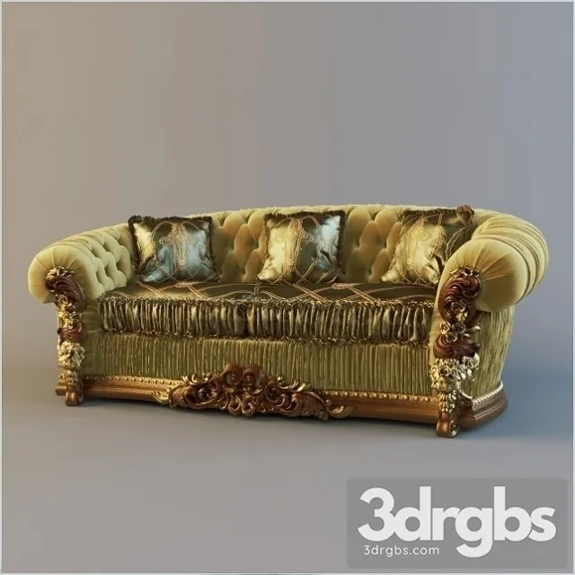Riva Giardino Italiano Sofa 3D Model Free