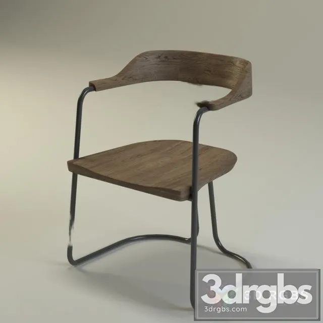 Riva Tubular 517 Chair 3D Model Free