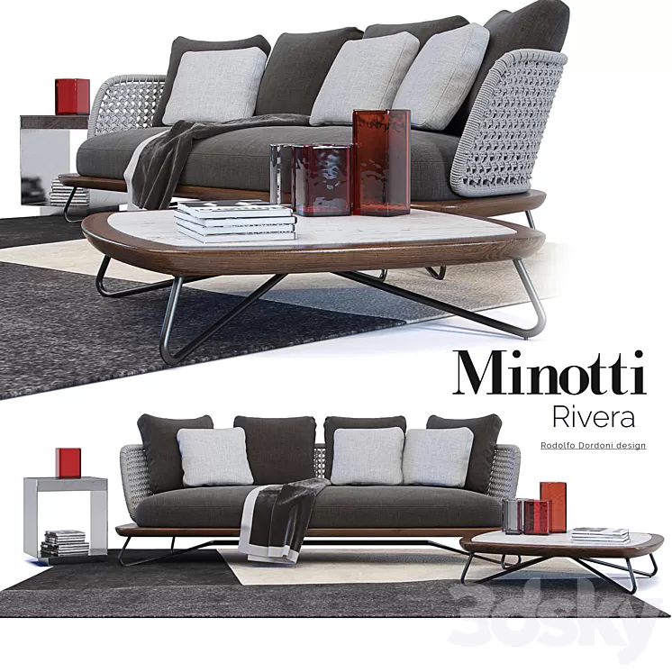 Rivera / Minotti Rivera 3D Model