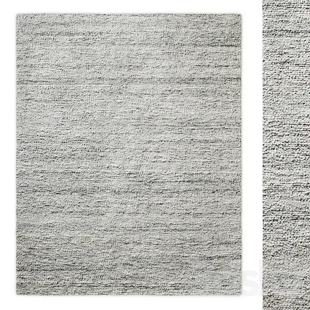Rivere Performance Handwoven Rug Restoration Hardware 3D Model
