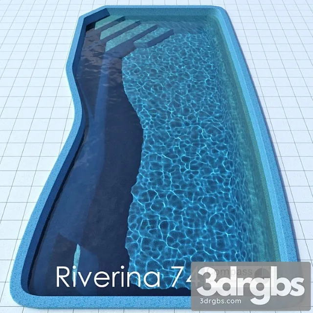 Riverina 74 Pool 3D Model Free