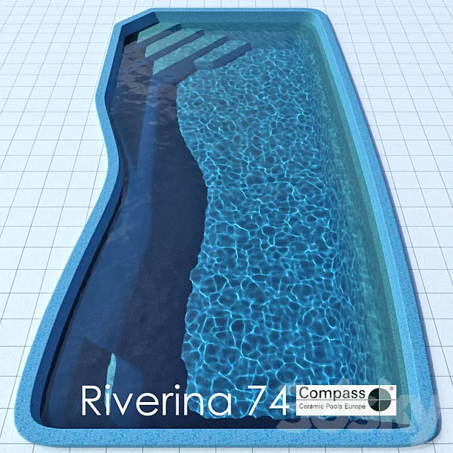 Riverina 74 pool 3DModel