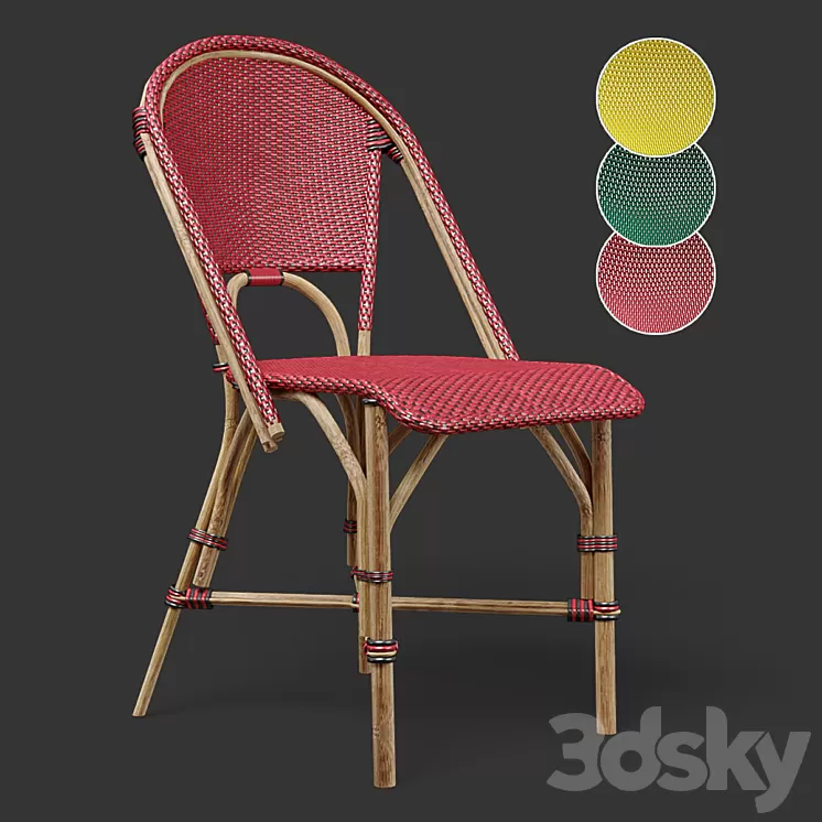 Riviera Dining Chair 3D Model Free