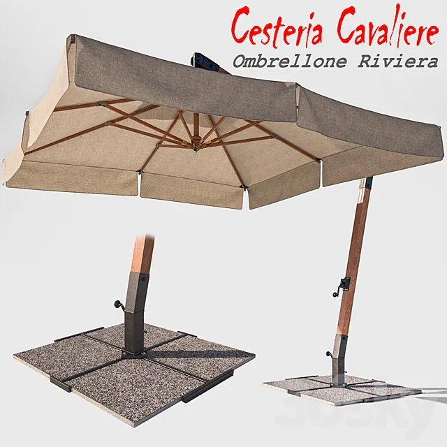 Riviera Umbrella 3DModel