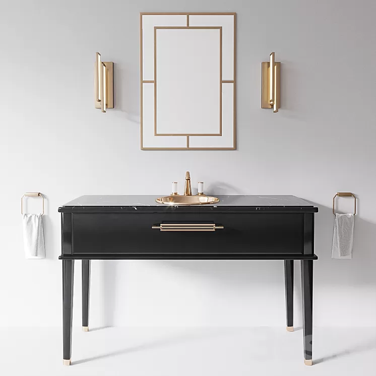 Riviere Black Nero Marquinia by Oasis Group 3D Model