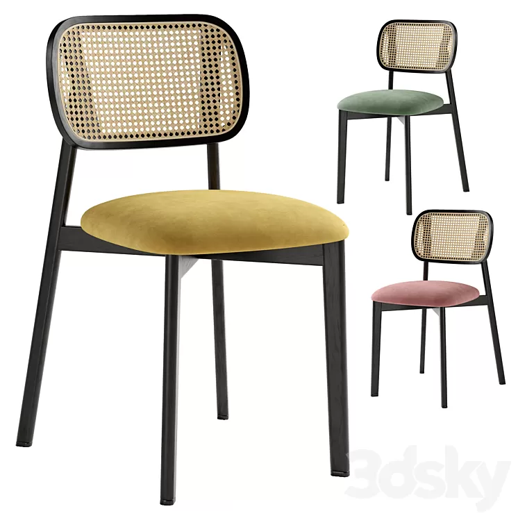 Rivio chair. LA REDOUTE 3D Model Free