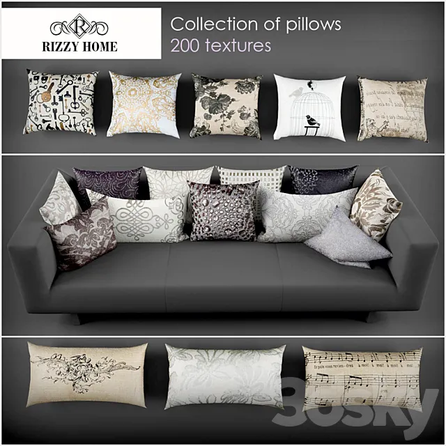 Rizzy Home pillows 3D Model