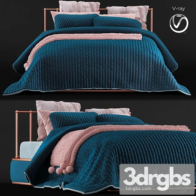 Rjl X Adairs Winter Bedroom 1 3D Model Free