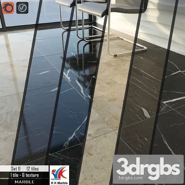 Rk marble set 11 3D Model Free