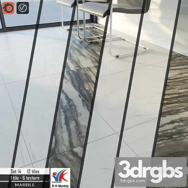 Rk marble set 14 3D Model Free