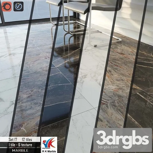 Rk marble set 17 3D Model Free