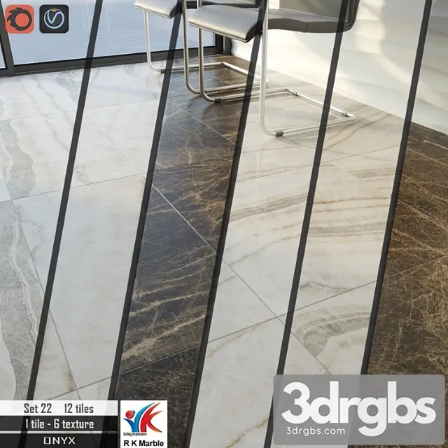 Rk marble set 22 3D Model Download